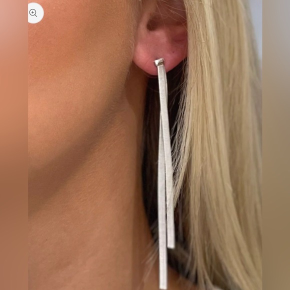 my girl la Jewelry - Elegant Silver Drop Earrings